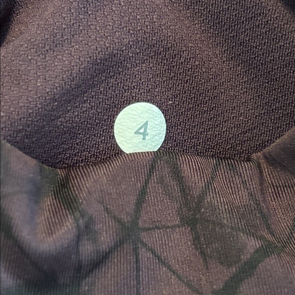 Lululemon Inspire Tight II Luxtreme Mesh in Star Crushed Black Cherry Black - Picture 9 of 9